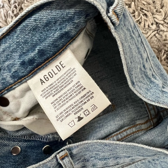 Agolde Riley High Rise Straight Jean - Picture 3 of 4